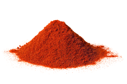 paprika, hot paprika and spicy paprika