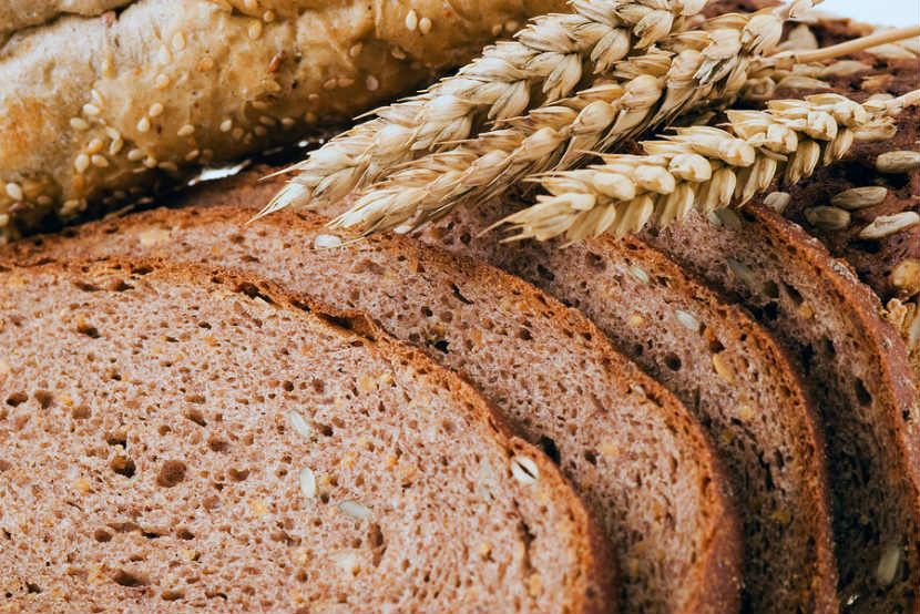 slices of whole grain bread