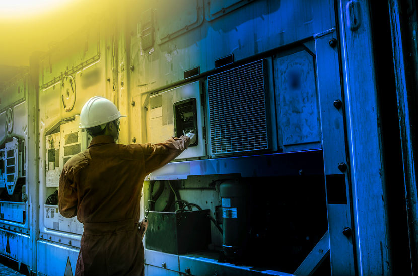 man working in a factory